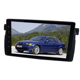 ШТАТНАЯ МАГНИТОЛА BMW 3 SERIES E46 LETRUN 2500 ANDROID 7.1 ALWINNER ЭКРАН 9 ДЮЙМОВ