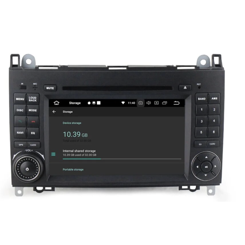 Штатная магнитола CarMedia MKD-7007-P6 для Mercedes A-klasse (W169) 2004-2012, B-klasse (W245) 2005-2011, Vito ll (W639) 2006-2014, Vito III (W447) 2014-2020, Viano ll (W639) 2006-2014 на Android 11.0