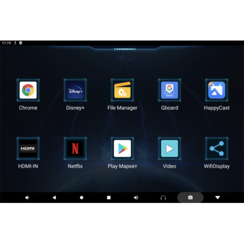 Навесной монитор на подголовник Parafar экран 12" разрешение 2160*1440 на Android 11.0 (2+32Гб) (Tech120N)