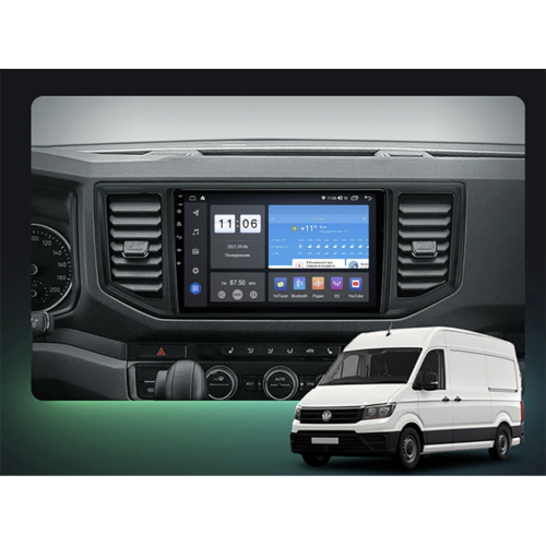 Штатная магнитола Vomi ZX480R10-7862-LTE-4-64 для Volkswagen Crafter 2017-2024 на Android 10.0