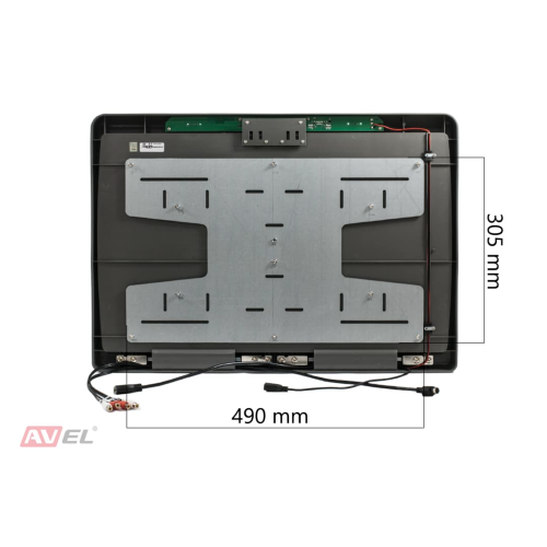 Потолочный монитор 23,6" со встроенным Full HD медиаплеером AVS2230MPP (серый)