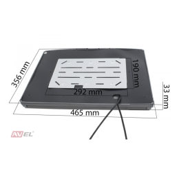 Потолочный монитор на Android AVS1717MPP (cерый) + Xiaomi Mi TV Stick + AV1252DC