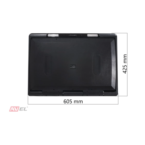 Потолочный монитор на Android AVS2230MPP (черный) + Xiaomi Mi TV Stick + AV1252DC