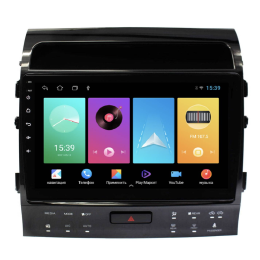 Магнитола FarCar D381BM для Toyota Land Cruiser 200 2010-2012 на Android 8.1