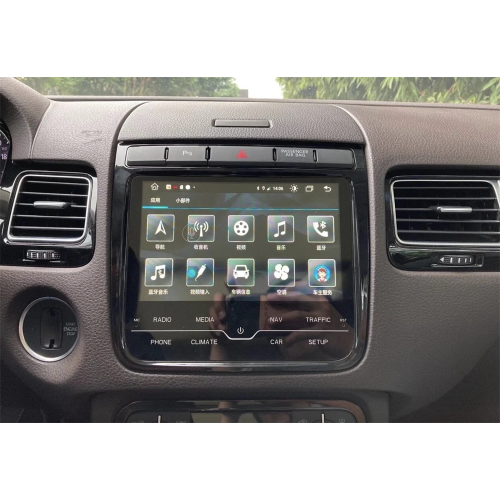 Штатная магнитола CarMedia SL-V801 для Volkswagen TOUAREG 2010-2018 (для RCD 550) на Android 10.0