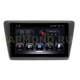 Штатная магнитола Stonelock SK9022MB8 2/32 ГБ для Skoda Rapid 2013+ серая на Android 10.0