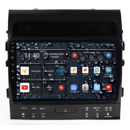 Штатная магнитола Redpower 75204 Hi-Fi для Toyota Land Cruiser 200 2013-2015 с климат-контролем на магнитоле на Android 10.0