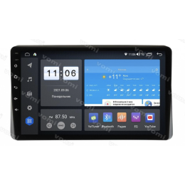 Штатная магнитола Vomi ZX555R10-7862-LTE-4-64 для Renault Duster 2021+ (с большим экраном) на Android 10.0
