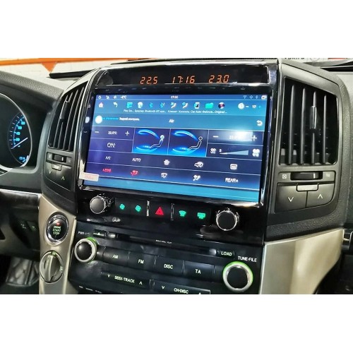 Магнитола Тесла CarMedia FC-6025H-32-DSP Tesla-Style для Toyota Land Cruiser 200 2007-2015 top на Android 9.0