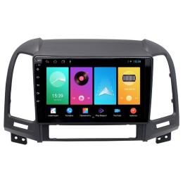 Магнитола FarCar D008M для Hyundai Santa Fe II 2005-2012 серебро на Android 8.1