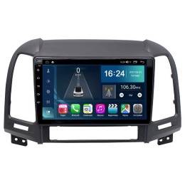 Магнитола Farcar TG008M (S400) для Hyundai Santa Fe 2006-2012 серебро на Android 12.0