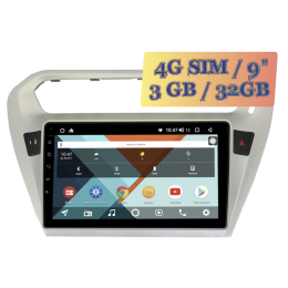 Wide Media KS9118QR-3/32 4G-SIM для Citroen C-Elysee 2013-2022 Android 10.0