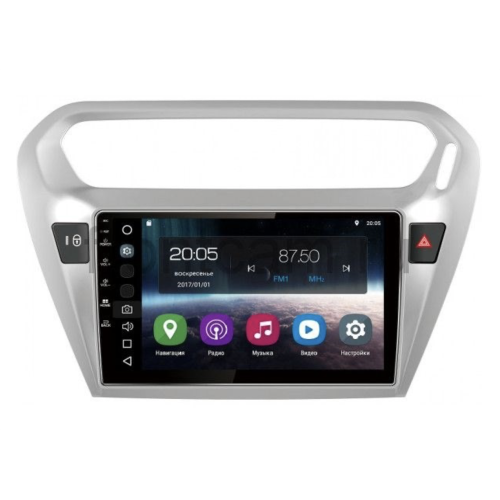 Штатная магнитола LeTrun 1886 Citroen C-Elysee Android 6.0.1 9 дюймов (4G LTE 2GB)