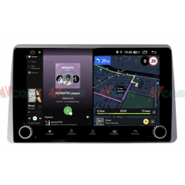 Штатная магнитола VAYCAR 10V4R 4/64 ГБ крутилки для Renault Arcana 2020+ на Android 10.0