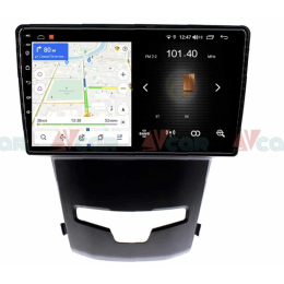 Штатная магнитола VAYCAR 09LD 2/16 ГБ 1DIN для Ssang Yong Actyon II 2013-2022 на Android 8.1