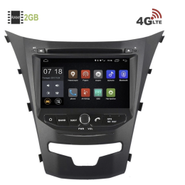 Штатная магнитола LeTrun 2022 Ssangyong Actyon II 2013-2022 Android 6.0.1 (4G LTE 2GB)