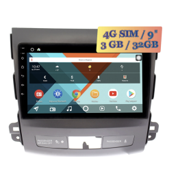 Wide Media KS9029QR-3/32 4G-SIM для Citroen C-Crosser 2007-2013 для авто без Rockford Android 10.0