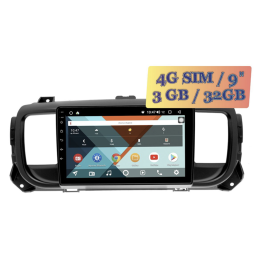 Wide Media KS9296QR-3/32 4G-SIM для Citroen SpaceTourer I, Jumpy III 2016-2024 Android 10.0