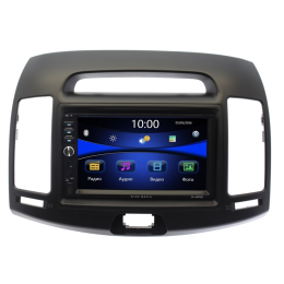 Магнитола в штатное место Hyundai Elantra, Avante 2006 - 2011 Wide Media DV-JM7121 черная