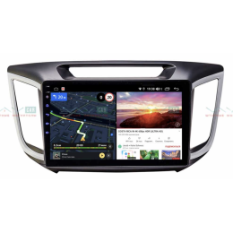 Штатная магнитола VAYCAR 10V6 6/128 ГБ для Hyundai Creta 2016-2021 на Android 10.0