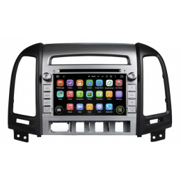 CarMedia KD-7024-P5 для Hyundai Santa Fe 2010-2012 (4 отверстия под кнопки) на Android 9.0
