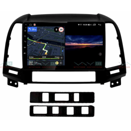 Штатная магнитола VAYCAR 09V3 3/32 ГБ для Hyundai Santa Fe III 2005-2012 на Android 10.0