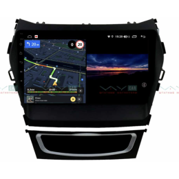 Штатная магнитола VAYCAR 09V3 3/32 ГБ для Hyundai Santa Fe III 2012-2019 на Android 10.0