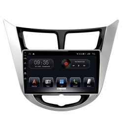 Штатная магнитола Stonelock HYD901MB 3/32 ГБ для Hyundai Solaris I 2011-2017 на Android 10.0