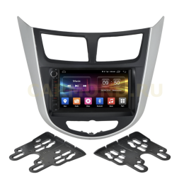 Штатная магнитола CarMedia OL-7002-D-RHY-N19 для Hyundai Solaris 2011-2017 на Android 10.0