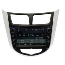 Штатная магнитола Hyundai Solaris 2010 - 2016, Verna Ksize DVA-VS7A300-OG-4/32