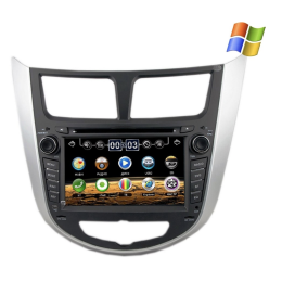 Штатная магнитола для Hyundai Solaris Verna LeTrun 0330