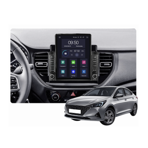 Штатная магнитола CarMedia OL-9714-HL для Hyundai Solaris II 2020-2022 на Android 10.0