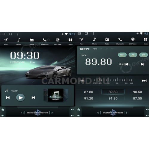 Автомагнитола CarMedia OL-9635-HL для Mitsubishi Pajero Sport II, L200 IV 2006-2015 на Android 10.0