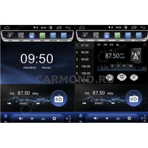 Штатная магнитола CarMedia OL-1742-2-RLX TESLA (вертикально-поворотный экран) для Kia Rio IV 2017-2020 на Android 10.0
