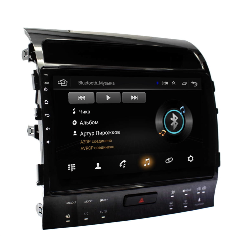 Автомагнитола Wide Media LC1239ON-1/16 для Toyota Land Cruiser 200 2007-2015 на Android 8.0