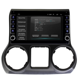 Штатная магнитола Wide Media LC1234ON-2/32 для Jeep Wrangler 2015 - 2017 на Android 8.0