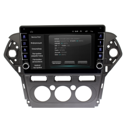 Штатная магнитола Wide Media LC1019ON-2/32 для Ford Mondeo IV 2010-2015 черная, для авто без Navi на Android 8.0