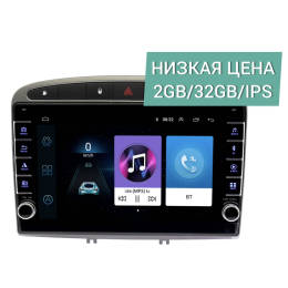 Штатная магнитола Wide Media LC9119ON-2/32 для Peugeot 408 2012 - 2017 на Android 8.0
