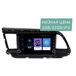 Штатная магнитола Wide Media LC9207ON-2/32 для Hyundai Elantra VI 2019-2020 на Android 8.0