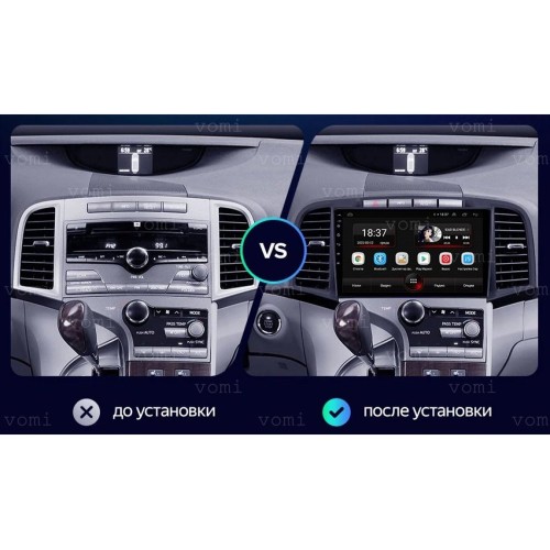 Штатная магнитола Vomi AK520R9-MTK для Toyota Venza I 2009-2016 на Android 10.0