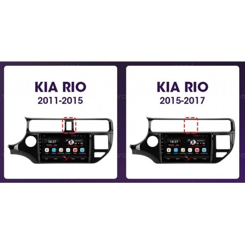 Штатная магнитола Vomi AK434R9-MTK для KIA Rio 2011-2015 на Android 10.0