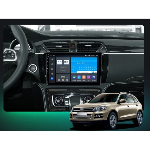 Штатная магнитола Vomi ZX449R10-9863-LTE для Zotye T600 на Android 10.0