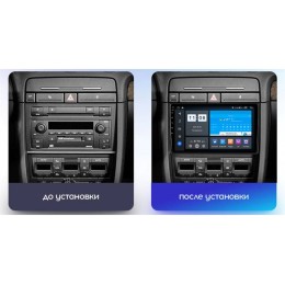 Штатная магнитола Vomi ZX446R9-7862-LTE для Audi A4 2000-2008 на Android 10.0