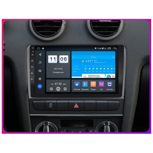 Штатная магнитола Vomi ZX445R9-7862-LTE для Audi A3 II (8P) 2007-2013 на Android 10.0