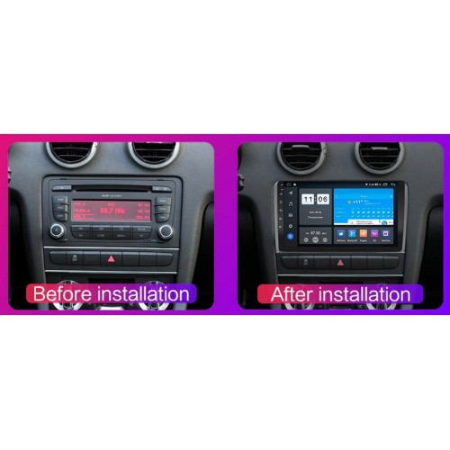 Штатная магнитола Vomi ZX445R9-7862-LTE для Audi A3 II (8P) 2007-2013 на Android 10.0