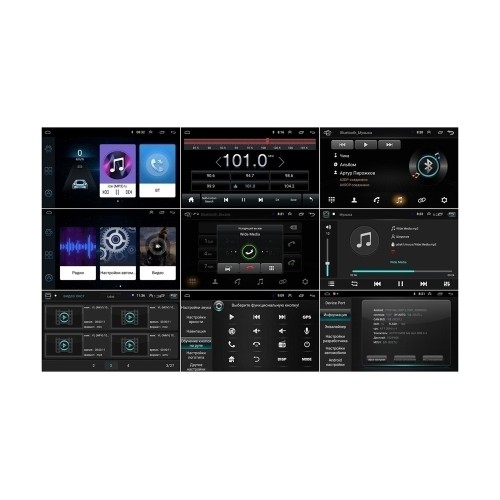 Штатная магнитола Wide Media LC1198ON-1/16 для Kia Rio IV 2017-2020 для авто (с кнопкой) российской сборки на Android 8.0