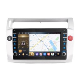 CarMedia OL-9932-F (с кнопками) для CITROEN C4 2004-2011 серебро на Android 10.0