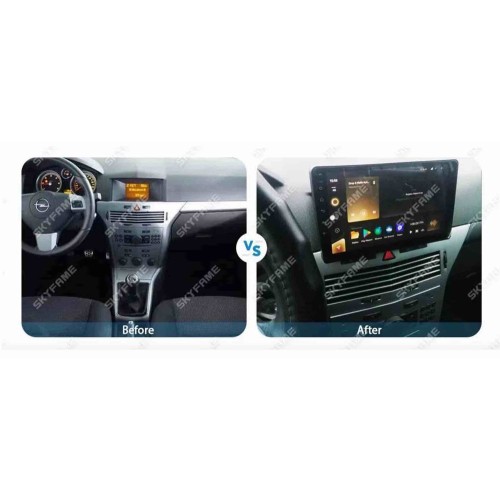 Штатная магнитола CarMedia SF-9304-D для Opel ASTRA H 2004-2015 на Android 10.0