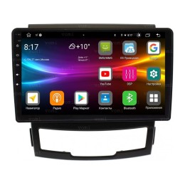 Штатная магнитола Vomi FX525R9-MTK-LTE для SsangYong Actyon II 2010-2013 на Android 10.0