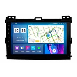 Автомагнитола Roximo 6/128 ГБ RI-1105-Y (с DSP и 4G-SIM) для Toyota Land Cruiser Prado 120 2002-2009 на Android 11.0